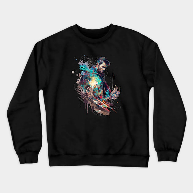 Doc Strange Vanishing Crewneck Sweatshirt by Drank